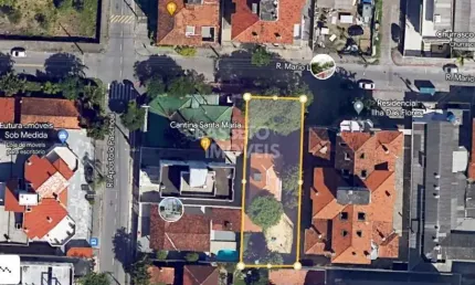 Terreno à venda na rua mário lacombe, 646, canasvieiras, florianópolis por r$ 3.500.000