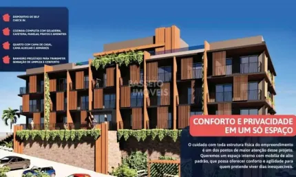 Apartamento com 1 quarto à venda na Rua Vital, 348, Praia do Rosa, Imbituba por R$ 355.645