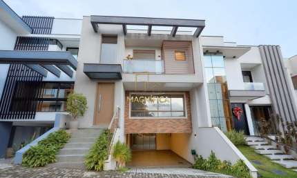 Casa em condomínio fechado com 3 quartos à venda na Rua Maria Luiza Bazzani Natal, 381, Uberaba, Curitiba, 321 m2 por R$ 2.990.000