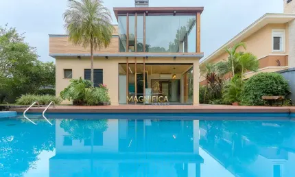 Casa em condomínio fechado com 4 quartos para alugar na Rua Orlando Peruci, 1000, Santa Felicidade, Curitiba, 365 m2 por R$ 20.000