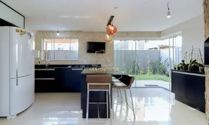 Casa em condomínio fechado com 3 quartos à venda na rua rezala simão, 1316, santa quitéria, curitiba, 200 m2 por r$ 1.699.000
