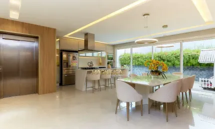 Casa em condomínio fechado com 3 quartos à venda na Rua Maria Luiza Bazzani Natal, 381, Uberaba, Curitiba, 304 m2 por R$ 2.850.000