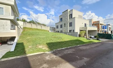 Terreno em condomínio fechado à venda na rua ângelo bom, 196, campo comprido, curitiba, 395 m2 por r$ 1.450.000