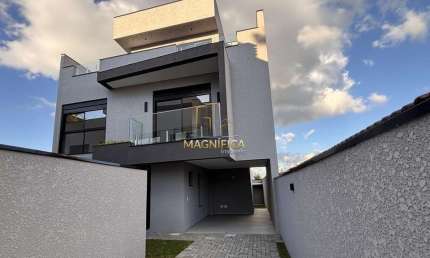 Casa em condomínio fechado com 3 quartos à venda na Rua Frederico Trevisan, 110, Santa Felicidade, Curitiba, 183 m2 por R$ 1.421.990