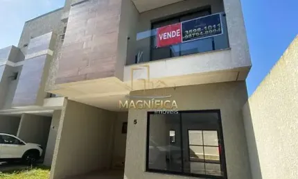 Casa em condomínio fechado com 3 quartos à venda na Rua General Theodorico Gonçalves Guimarães, 725, Xaxim, Curitiba, 122 m2 por R$ 695.000