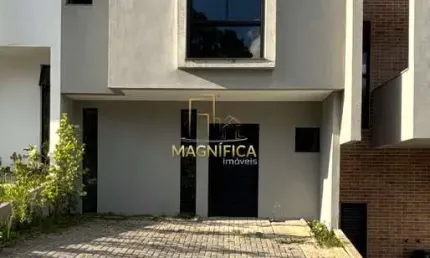Casa em condomínio fechado com 3 quartos à venda na Rua Walace Landal, 220, Santa Cândida, Curitiba, 118 m2 por R$ 594.900