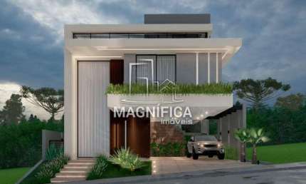 Casa em condomínio fechado com 4 quartos à venda na Rua Hermenegildo Luca, 101, Santa Felicidade, Curitiba, 369 m2 por R$ 4.480.000