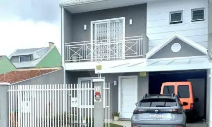 Sobrado 3 quartos com suíte e hidromassagem no Marinoni, alto padrão com 2 vagas cobertas