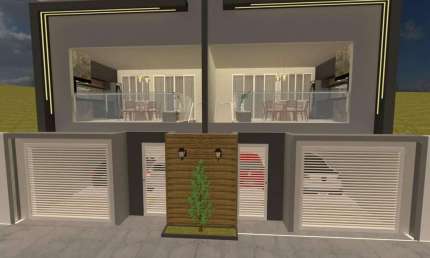 Casa geminada
 com 3 quartos, 170m², à venda em Santana do Paraíso, Cidade Nova