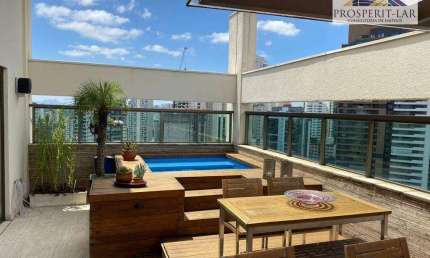 Cobertura com 3 dormitórios à venda, 240 m² por R$ 4.250.000 - Brooklin Paulista