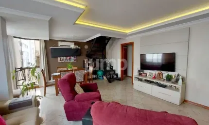 Residencial Cayma - Apartamento duplex com piscina e vista para o mar, 4 dormitórios à venda, 229 m² - Centro - Florianópolis/SC