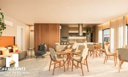 Apartamento com 2 quartos à venda no carioca, são josé dos pinhais , 55 m2 por r$ 413.760