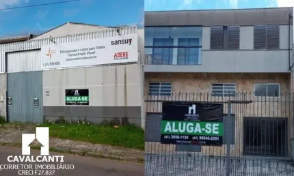 Barracão / Galpão / Depósito com 5 salas para alugar no Cruzeiro, São José dos Pinhais , 700 m2 por R$ 15.000