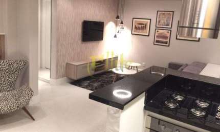 Apartamento de 02 dormitórios mobiliado para locação e venda na região do Brooklin em São Paulo, próxima a estação Morumbi!