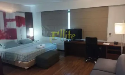 Flat para locação em moema, totalmente mobiliado com serviços, próximo das estações eucaliptos e moema linha lilas!