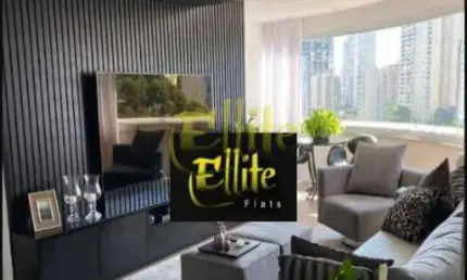 Apartamento mobiliado de 02 dormitórios para locação e venda no bairro brooklin paulista, são paulo!
