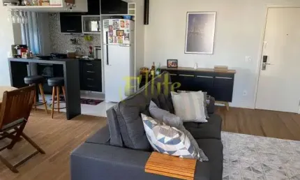 Apartamento de 02 dormitórios mobiliado para locação na região do Brooklin em São Paulo, próxima a estação Morumbi!