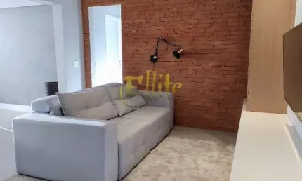 Apartamento de 02 dormitórios mobiliado para locação na região do Brooklin em São Paulo, próxima a estação Morumbi!