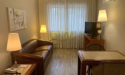 Flat para alugar no Itaim, totalmente mobiliado com serviços, próximo à Avenida 09 de Julho!