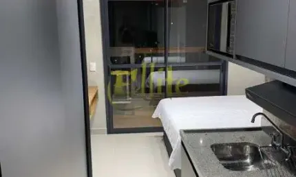 Apartamento mobiliado com 1 dormitório para locação na região do Brooklin em São Paulo!