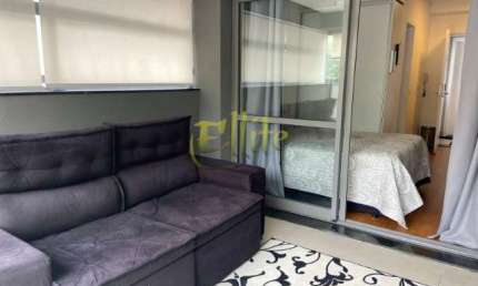 Apartamento mobiliado de 01 dormitório na região do Brooklin em São Paulo, próximo a estação de metrô Brooklin!