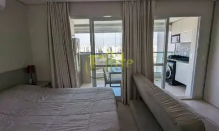Apartamento com 01 dormitório para locação na região do brooklin em são paulo, próximo à estação campo belo!