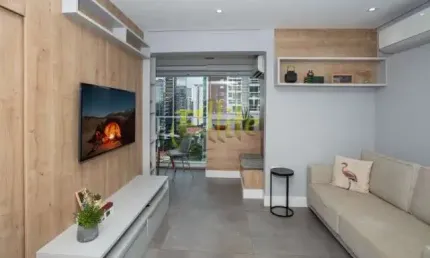 Apartamento mobiliado para locação na região do Brooklin em São Paulo!