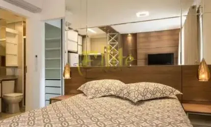 Apartamento mobiliado para locação na chácara santo antônio, são paulo!