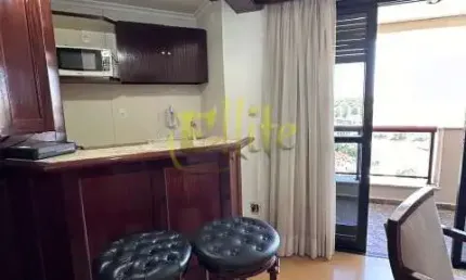 Flat para locação em Higienopolis, totalmente mobiliado com serviços, 50 mts da faculdade FAAP!
