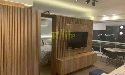 Apartamento com 01 dormitório para locação na rua sansão alves dos santos na região do brooklin, são paulo - sp.