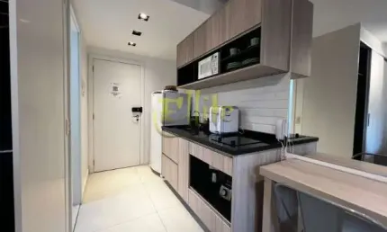 Studio mobiliado e decorado, na região de moema em são paulo próximo à estação de metrô eucaliptos!