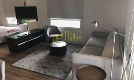 Apartamento mobiliado com 01 dormitório para locação na região do Brooklin em São Paulo!