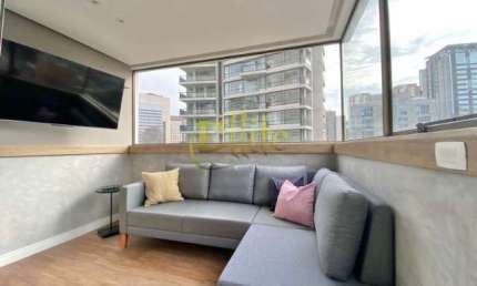 Apartamento mobiliado com 01 dormitório para locação no bairro Vila Nova Conceição, São Paulo