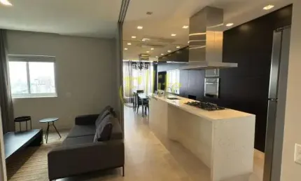Apartamento mobiliado com 01 dormitório para locação na região do itaim bibi em são paulo!