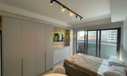 Studio mobiliado com 01 dormitório para locação em moema, são paulo!
