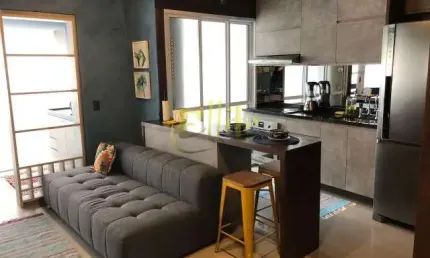 Apartamento com 01 dormitório para locação na região do brooklin em são paulo!
