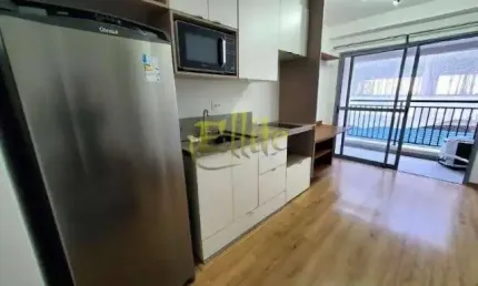 Apartamento semi mobiliado (apenas armários e eletrodomésticos) de 01 dormitório para locação no bairro moema, são paulo!