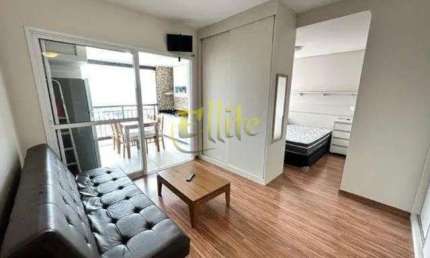 Apartamento mobiliado para locação com 01 dormitório na região do Brooklin em São Paulo!