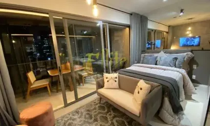 Apartamento mobiliado para alugar em pinheiros, próximo da estação pinheiros do metrô!