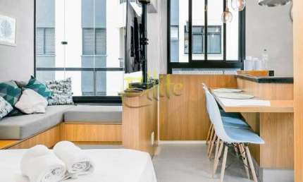 Apartamento Studio para locação na Vila Olímpia com excelente infraestrutura!