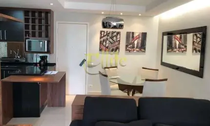 Flat para locação no Itaim, totalmente mobiliado com serviços, próximo da Av Brigadeiro Faria Lima!