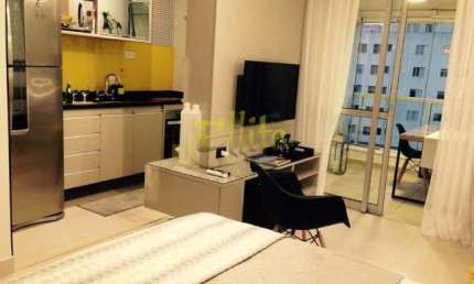 Apartamento totalmente mobiliado com 1 dormitório para locação na região de Moema em São Paulo, à 900 metros da estação Moema!