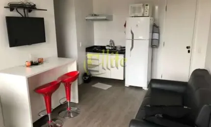 Flat para venda no Morumbi, totalmente mobiliado com serviços, próximo ao Hospital Albert Einstein!
