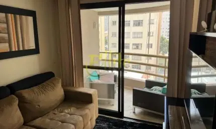 Flat para locação na Bela Vista, totalmente mobiliado com serviços. Excelente localização, de frente ao hospital Sírio Libanês!