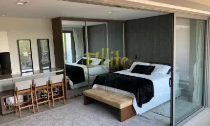 Flat para alugar alto padrão em pinheiros, totalmente mobiliado com serviços, fácil acesso a marginal pinheiros!