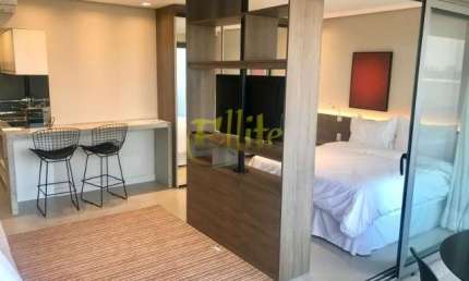 Flat para alugar alto padrão em Pinheiros, totalmente mobiliado com serviços, fácil acesso a Marginal Pinheiros!