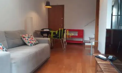 Apartamento duplex mobiliado para locação com 01 suíte na região de pinheiros em são paulo!
