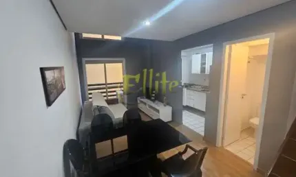 Apartamento para locação em moema, sp: 1 quarto, 1 sala, 2 banheiros, 1 vaga, 44m² de área!
