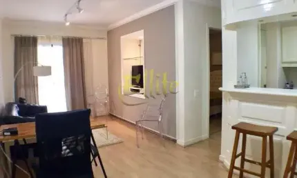 Flat para locação no Itaim, totalmente mobiliado com serviços, próximo da Av Brigadeiro Faria Lima!