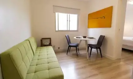 Flat para locação no jardins, a uma quadra da avenida paulista e a poucos minutos da avenida joaquim eugênio de lima!